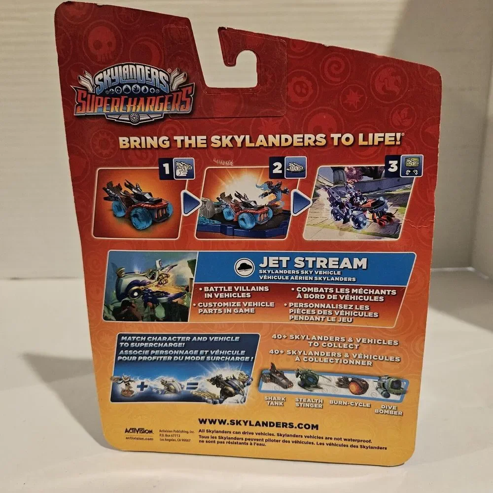Skylanders SuperChargers Vehicle Sky Slicer &‎ Jet Stream Bundle New Sealed